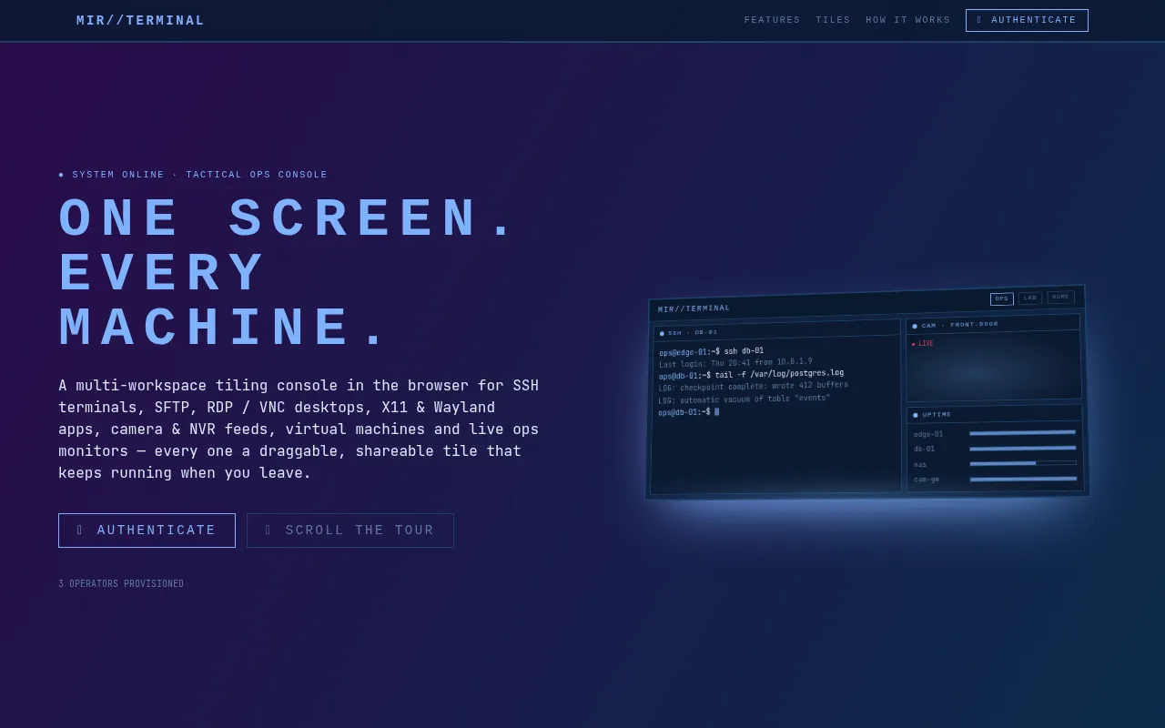 MIR//Terminal